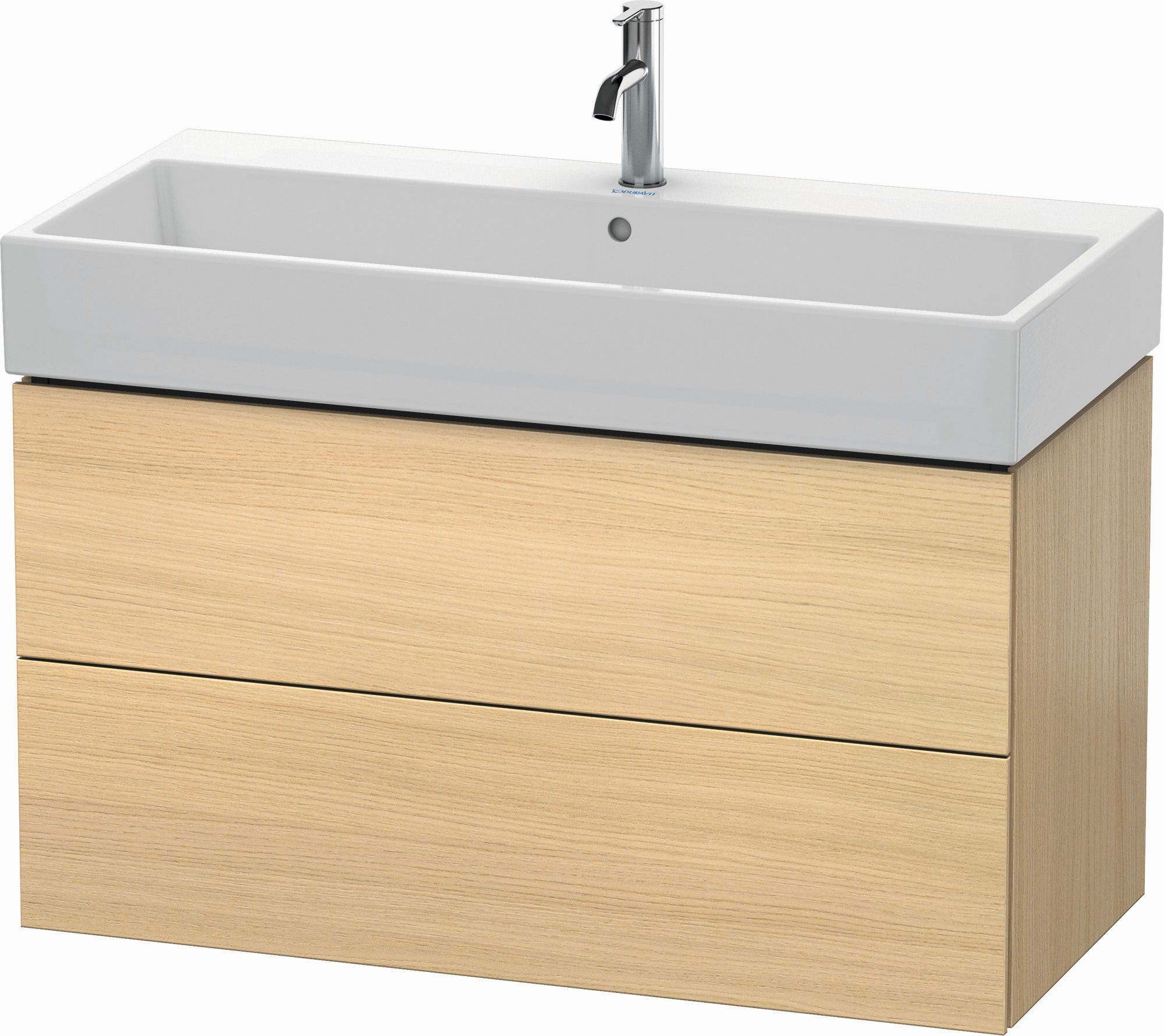 Duravit L-Cube Waschtisch-Unterschrank LC627807171 98,4x 45,9 cm, mediterane eiche, 2 Schubkästen, wandhängend