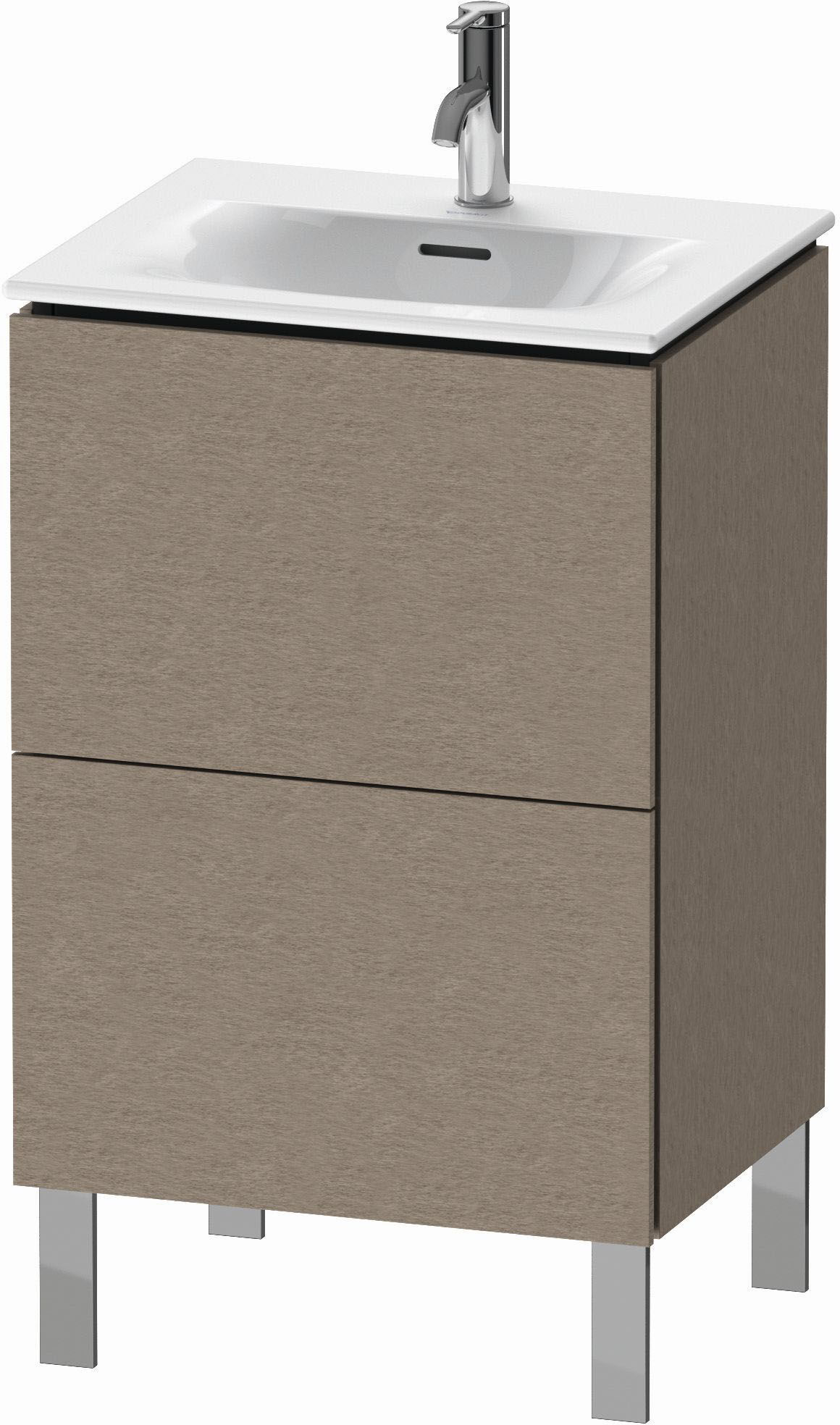 Duravit L-Cube Waschtisch-Unterschrank LC659401111 52x42,1x70,4cm, 2 Auszüge, stehend, eiche kaschmir