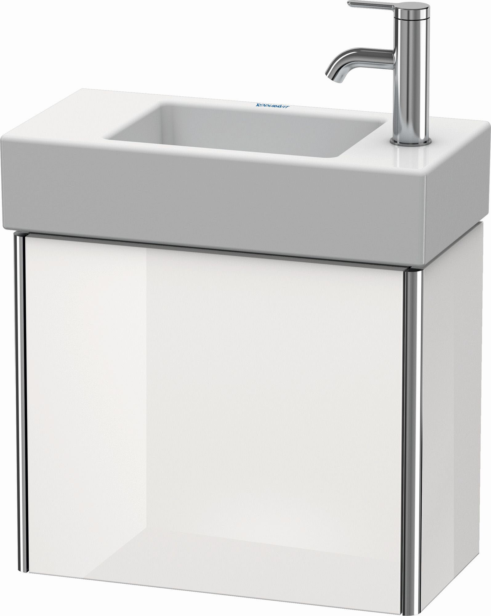 Duravit XSquare Waschtisch-Unterschrank XS4091L2222 48,4x39,7x24cm, Tür links, weiß hochglanz