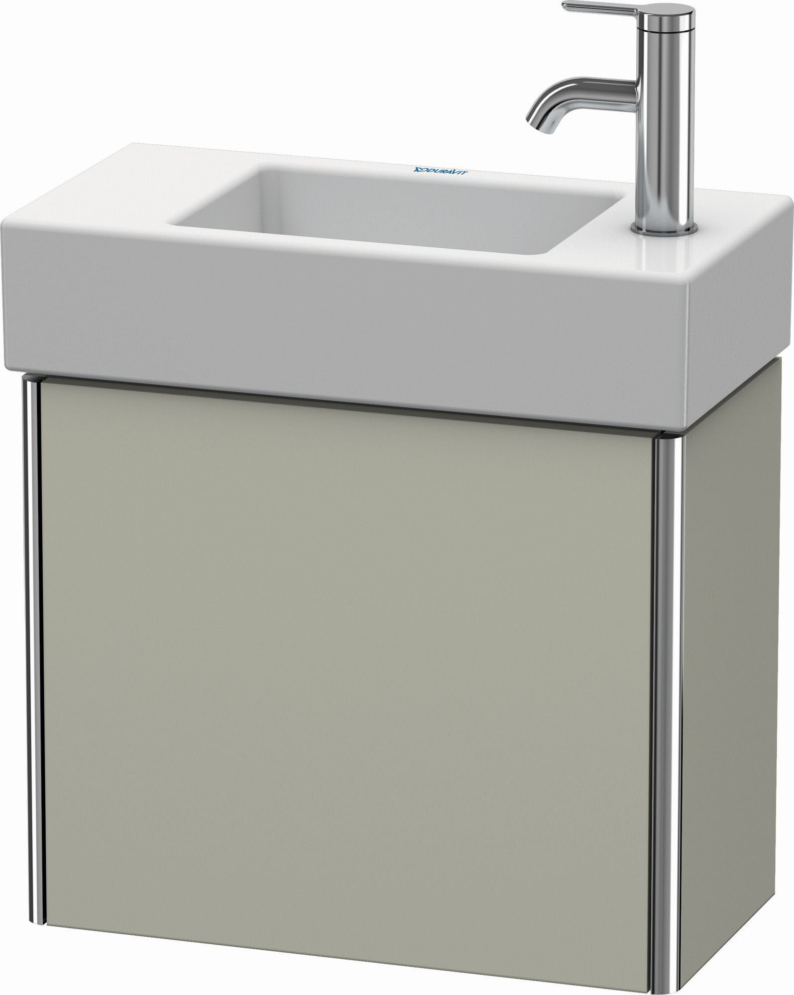 Duravit XSquare Waschtisch-Unterschrank XS4091R6060 48,4x39,7x24cm, Tür rechts, Taupe seidenmatt