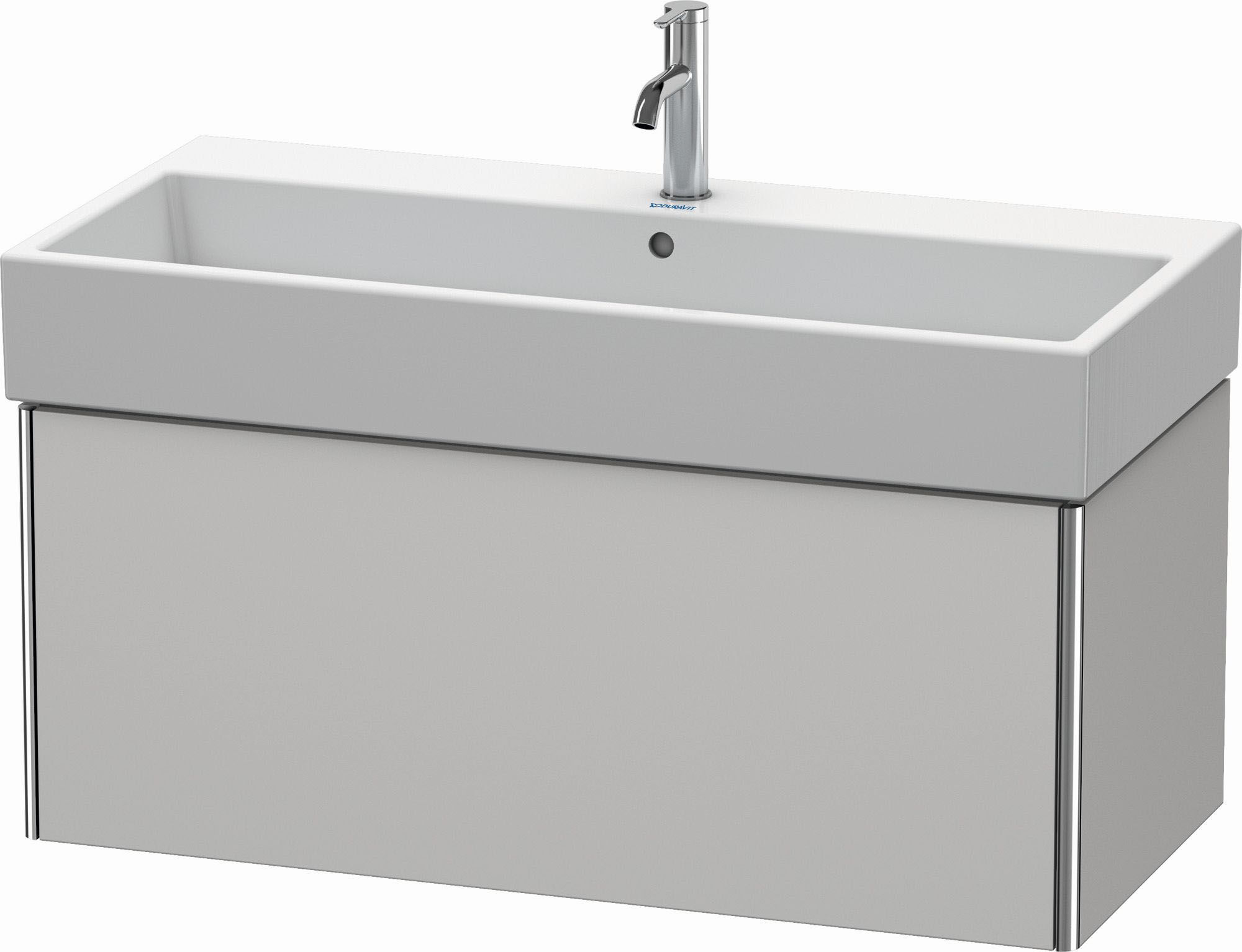 Duravit XSquare Waschtisch-Unterschrank XS409603939 98,4x39,7x46cm, 1 Auszug, Nordic weiß seidenmatt