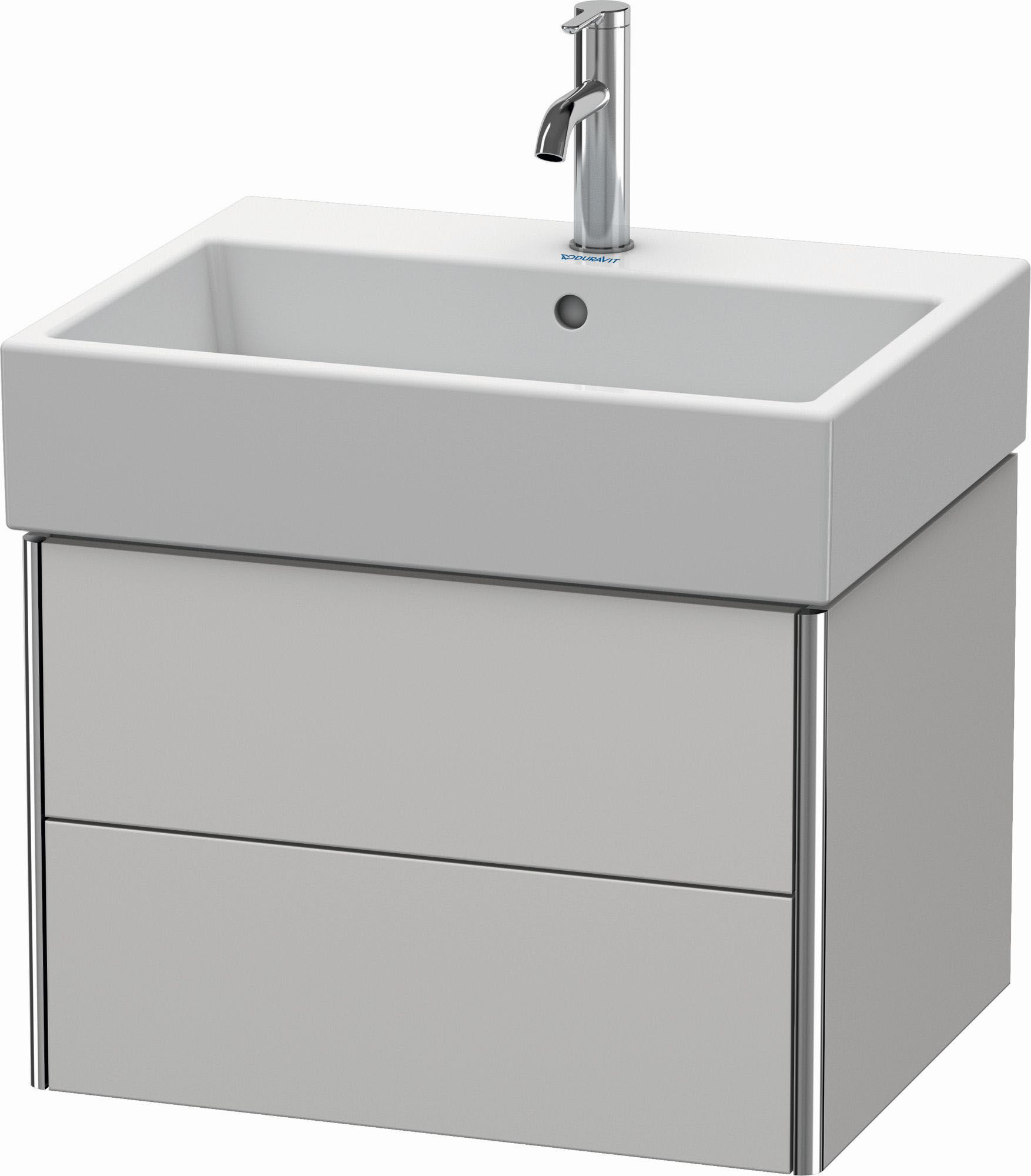 Duravit XSquare Waschtisch-Unterschrank XS419303939 58,4x39,7x46cm, 2 Schubkästen, Nordic weiß seidenmatt