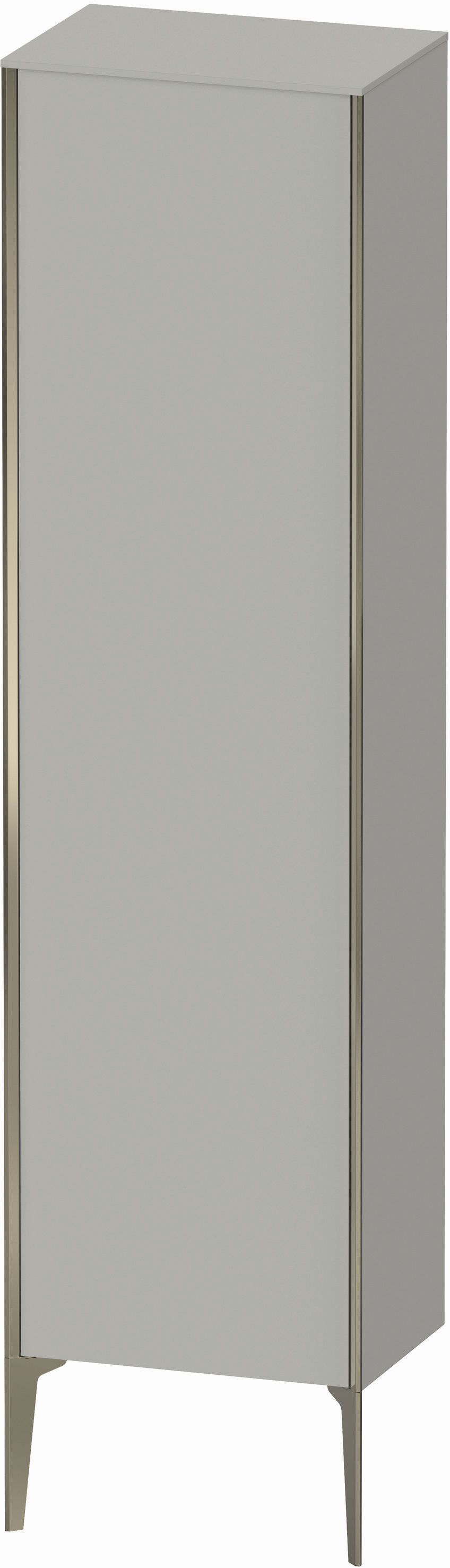 Duravit XViu Hochschrank XV1336RB107 50x36x177cm, champagner matt, Tür rechts, betongrau matt