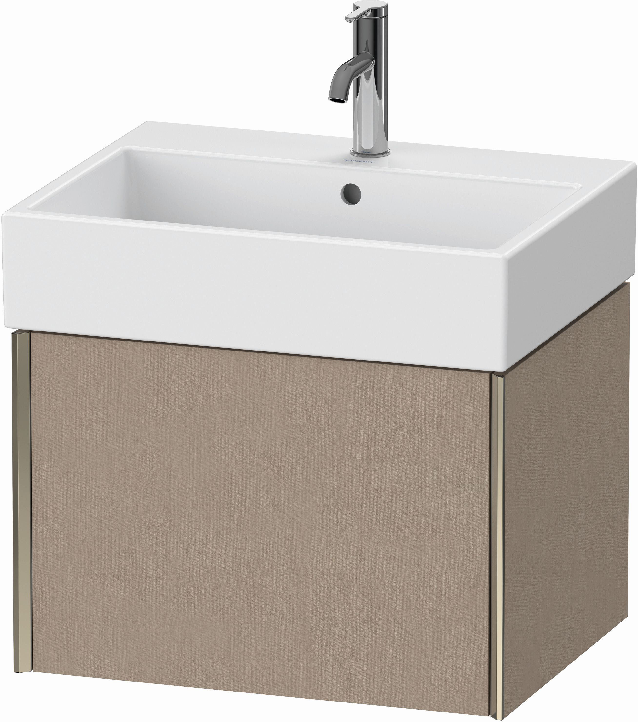 Duravit XViu Waschtisch-Unterschrank XV42340B175 58,4 x 39,7 x 45,4 cm, leinen, 1 Auszug, champagner matt