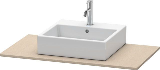 Duravit XSquare Konsole XS060E07575 100x55cm, mit 1 Ausschnitt, Leinen