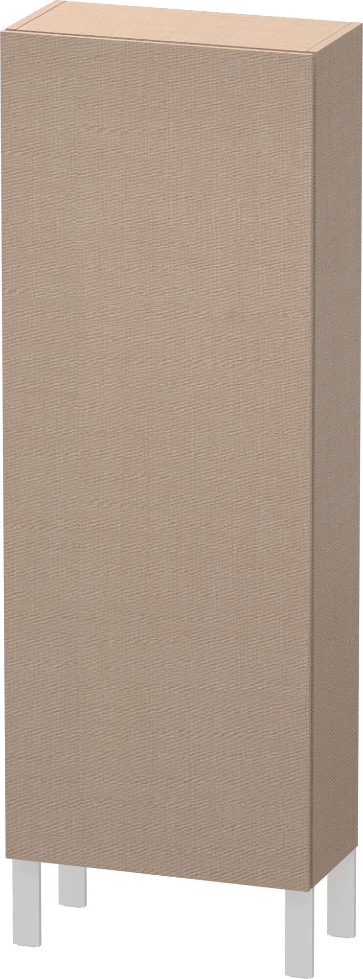 Duravit L-Cube Halbhochschrank LC1169L7575 50x24,3x132cm, Tür links, leinen