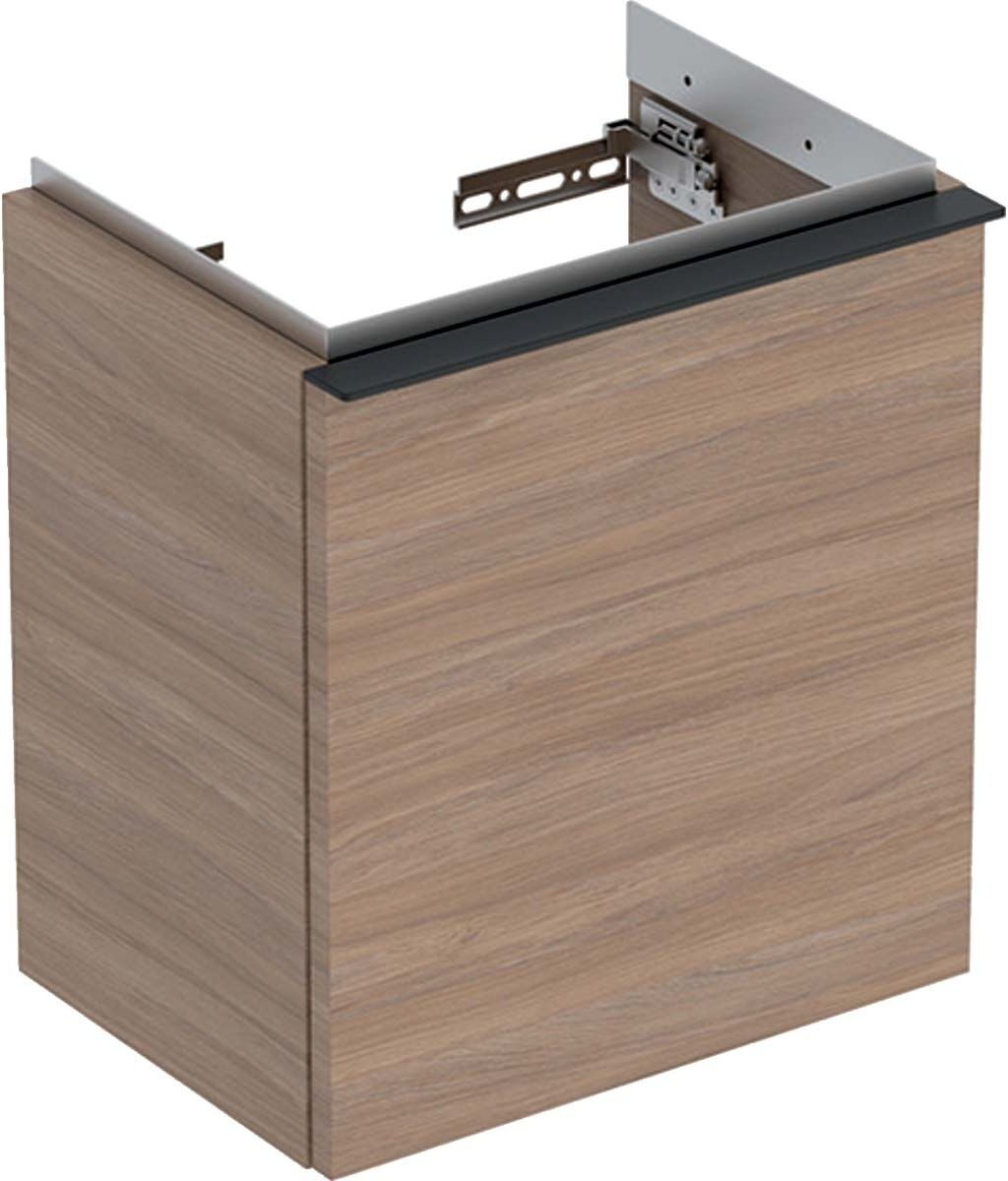 Geberit iCon Handwaschbecken-Unterschrank 502300JH1 37x41,5x27,9cm, 1 Tür, Anschlag rechts, Eiche, Griff lava matt