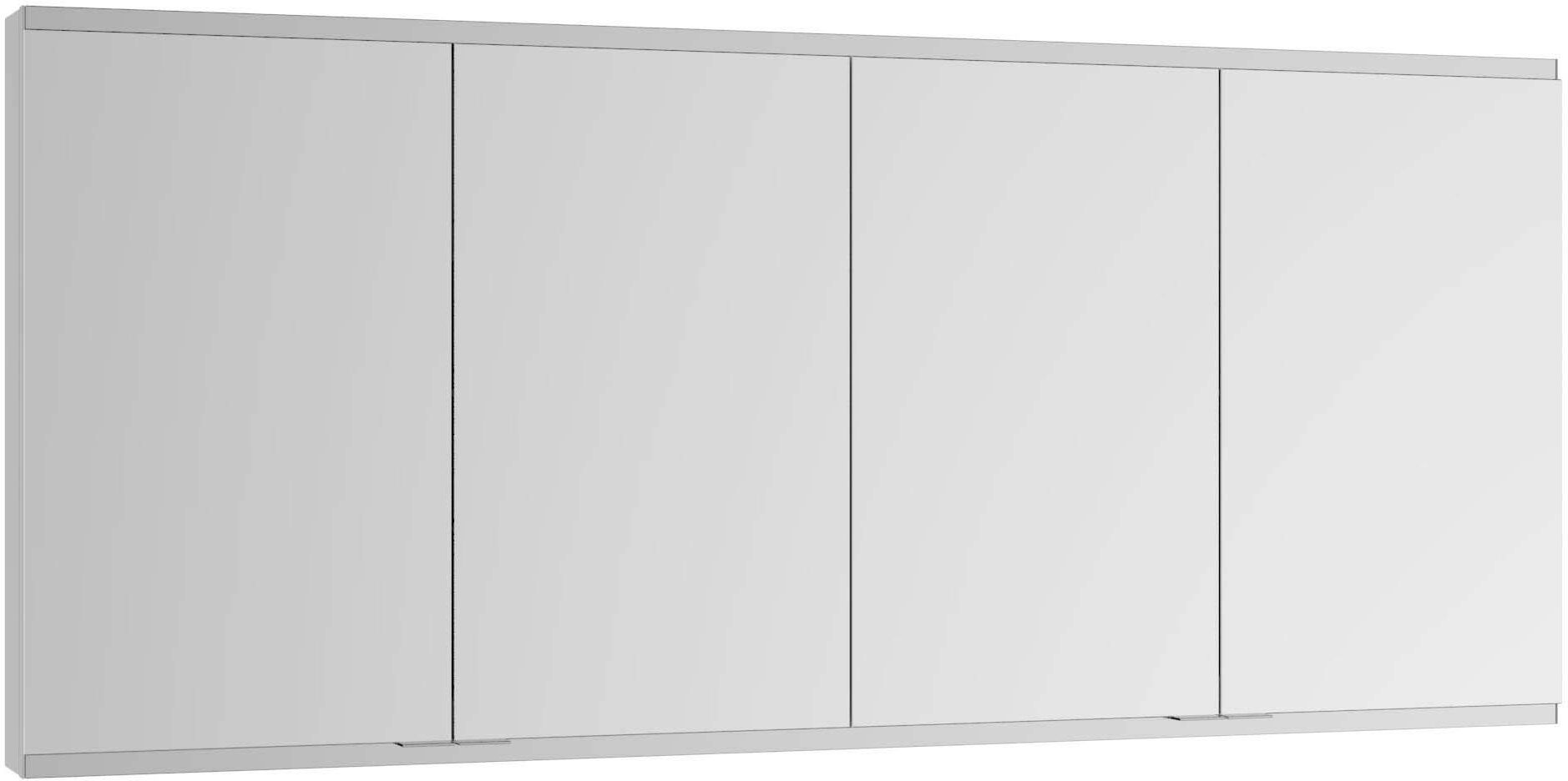 Keuco Royal Modular 2.0 Spiegelschrank 800420200000500 2000 x 700 x 120 mm, 2 Steckdosen, 2 Doppel-USB-Ladestellen, Wandeinbau, 4-türig