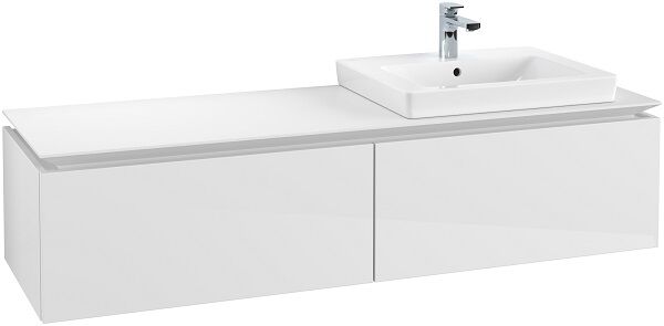 Villeroy und Boch Villeroy & Boch Legato Waschtischunterschrank B69000DH 160x38x50cm, Glossy White