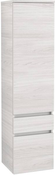 Villeroy und Boch Villeroy & Boch Legato Hochschrank B72901E8 40x155x35cm, Anschlag rechts, White Wood