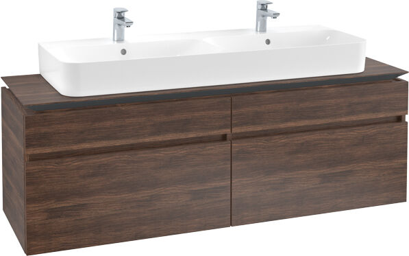 Villeroy und Boch Villeroy & Boch Legato Waschtischunterschrank B73600VH 160x55x50cm, Arizona Oak