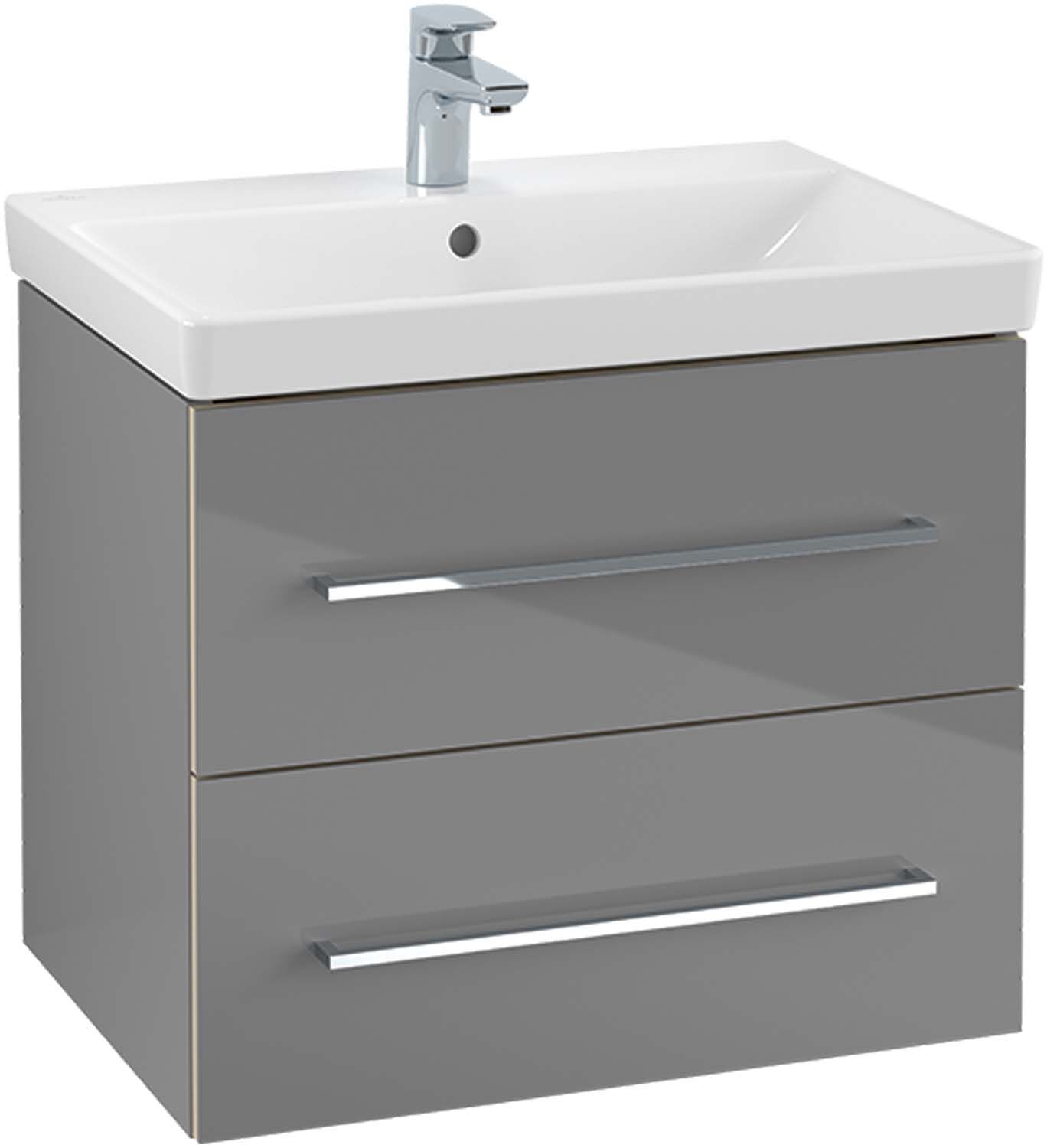 Villeroy und Boch Avento Waschtisch-Unterschrank A89000RK 63x51,4x45,2cm, 2 Auszüge, wandhängend, Stone Oak