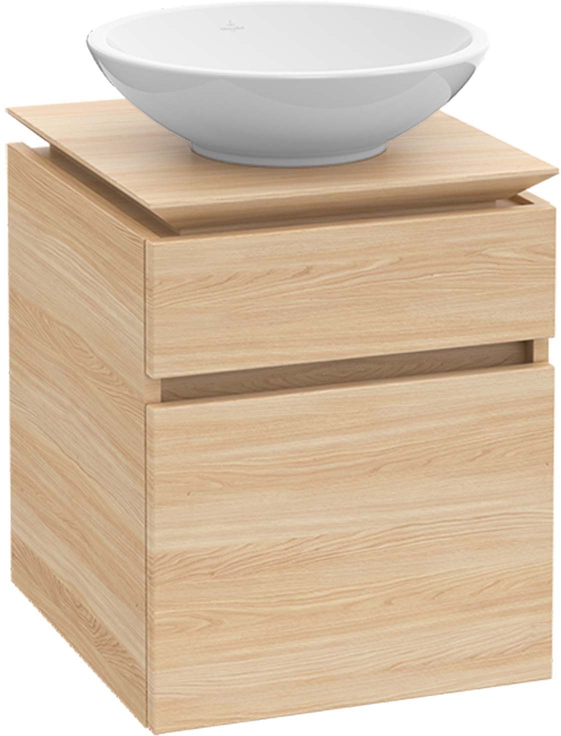 Villeroy und Boch Legato Waschtischunterschrank B56600RK 45x55x50cm, Waschtisch mittig, Stone Oak