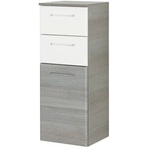 smart Midischrank   Onda ¦ grau ¦ Maße (cm): B: 35 H: 90,5 T: 33