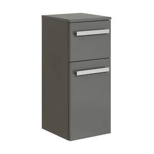 Pelipal Highboard Fokus 4005 Lack steingrau Hochglanz, Breite 30 cm