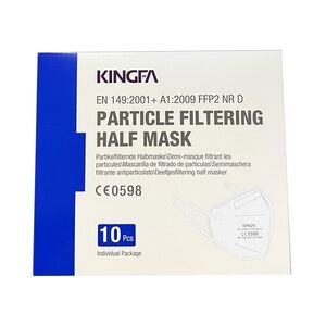 Kingfa FFP2 Atemschutzmaske weiss (10er Box)