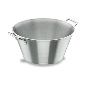 Lacor 50845 – Konischer Kessel mit Griff, Stahl, Silber, 45 cm