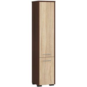 Akord - Badezimmer-Hochschrank schränke   badezimmer kommode   fin 2D, 2 Türen (je oben und unten)   B30 x H140 x T30 cm   Gewicht 25 kg   auch als