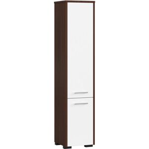 Akord - Badezimmer-Hochschrank schränke   badezimmer kommode   fin 2D, 2 Türen (je oben und unten)   B30 x H140 x T30 cm   Gewicht 25 kg   auch als