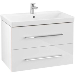 Villeroy & Boch Avento - Waschtischunterschrank, 780x514x452 mm , 2 Auszüge, Crystal White A89100B4