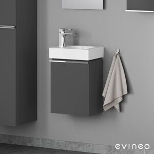 evineo ineo4 Unterschrank B: 37 cm, 1 Tür rechts, mit Griff, für Geberit iCon Handwaschbecken,, BE0216AN,