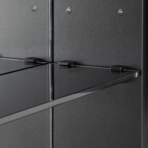 neoro n50   n50T46 Glasfachboden für Spiegelschrank mit 3 Türen, B: 100 cm, 6 Stück, BL000196,