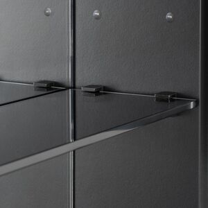 neoro n50   n50T46 Glasfachboden für Spiegelschrank mit 3 Türen, B: 120 cm, 6 Stück, BL000197,