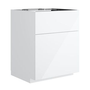 neoro n50 Unterschrank B: 60 cm mit 2 Auszügen, BN0441WH,