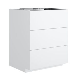 neoro n50 Unterschrank B: 60 cm mit 3 Auszügen, BN0451WM,