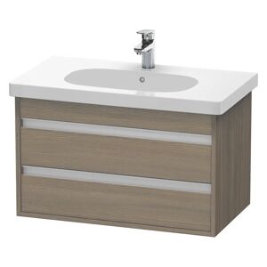 Duravit Ketho Waschtischunterbau für D-Code Möbelwaschtisch 85 cm, 2 Auszügen