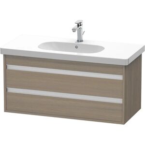 Duravit Ketho Waschtischunterbau für D-Code Möbelwaschtisch 105 cm, 2 Auszügen