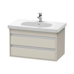 Duravit Ketho Waschtischunterbau für D-Code Möbelwaschtisch 85 cm, 2 Auszügen