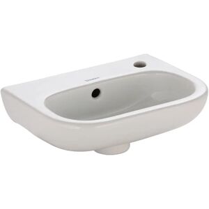 Duravit D-Code Handwaschbecken 36 cm 1 Hahnloch rechts durchgestochen