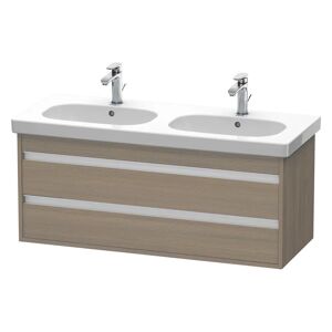 Duravit Ketho Waschtischunterbau für D-Code Möbelwaschtisch 120 cm, 2 Auszügen