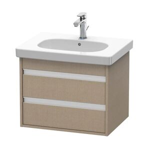 Duravit Ketho Waschtischunterbau für D-Code Möbelwaschtisch 65 cm, 2 Auszügen