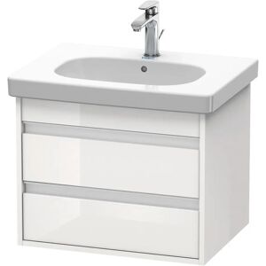 Duravit Ketho Waschtischunterbau für D-Code Möbelwaschtisch 65 cm, 2 Auszügen