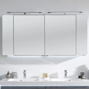 Pelipal Balto Spiegelschrank 149,7 x 17 x 72 cm mit 2x LEDplus-Aufsatzleuchte, 2x Waschplatzbeleuchtung