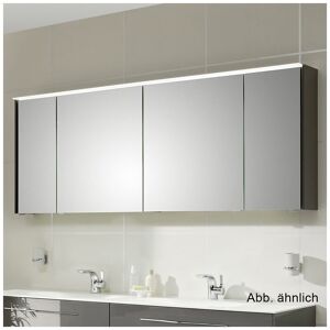 Pelipal Serie 6010 (Solitaire) Spiegelschrank 184 x 17,6 x 70,9 cm mit LED-Lichtkranz und LED-Profil