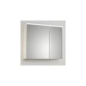 Pelipal Serie 6010 (Solitaire) Spiegelschrank 82 x 17,6 x 70,9 cm mit LED Aufsatzleuchte, große Tür links