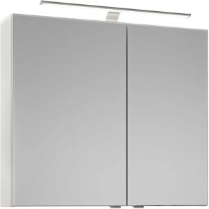 Steinkamp Joy 2.0 Spiegelschrank 80 cm mit 2 Türen und LED-Aufsatzleuchte