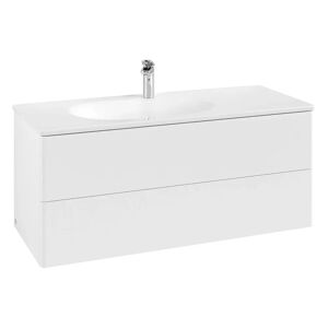 Villeroy & Boch Antao Waschbeckenunterschrank, 118,8 x 50,4 cm, 2 Auszüge, Fronten ohne Struktur