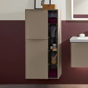 Villeroy & Boch Subway 3.0 Mittelschrank, 1 offenes Fach und 2 Türen, Anschlag links, Griffe monochrom