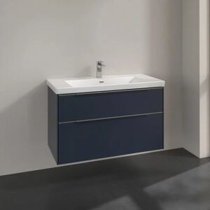 Villeroy & Boch Subway 3.0 Waschtischunterschrank 97,3 cm, 2 Auszüge, Griffe glänzend, ohne LED-Licht