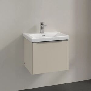 Villeroy & Boch Subway 3.0 Waschtischunterschrank 52,3 cm, 1 Auszug, Griff glänzend, ohne LED-Licht