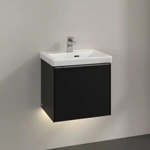 Villeroy & Boch Subway 3.0 Waschtischunterschrank 47,3 cm, 1 Auszug, Griff glänzend, mit LED-Licht