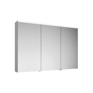 burgbad GmbH Burgbad Eqio Spiegelschrank mit horizontaler LED-Beleuchtung, 3 Türen, mittlerer Anschlag links, 1200x800mm, SPGS120R, Korpus: Weiß Matt