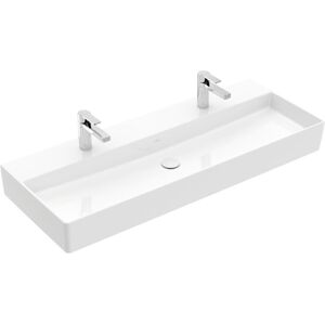 Villeroy und Boch AG Villeroy & Boch Memento 2.0 Wandwaschbecken, 1200 x 470 mm, , ohne Überlauf, geschliffen, 4A22CG, Farbe: Weiß Ceramicplus