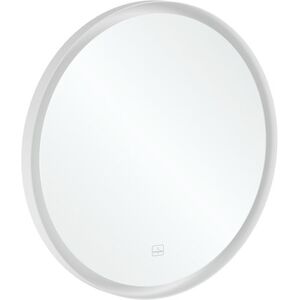 Villeroy und Boch AG Villeroy & Boch Subway 3.0 Spiegel mit LED-Beleuchtung, Rund, 910x910x45 mm, A46471, Farbe: White Matt