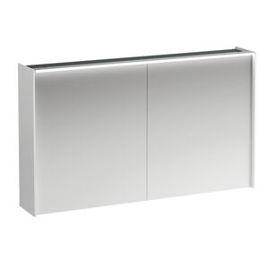 Laufen Lani Spiegelschrank, zwei Türen, mit LED-Lichtelement, 1220x210x715mm, H4038221121, Farbe: Multicolor