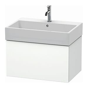 Duravit L-Cube Waschtisch-Unterschrank LC617601818 68,4 x 45,9 cm, weiß matt, 1 Auszug, wandhängend